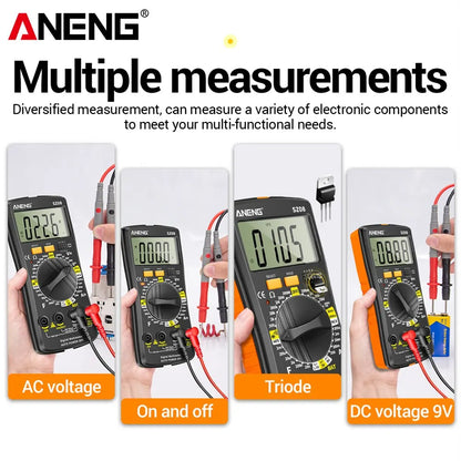 Skorter | Digital Ultra-thin Multimeter - Auto Voltmeter AC DC Resistance