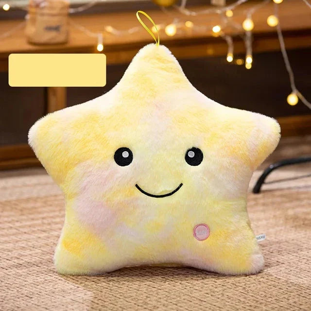 Skorter | LED Star Plush Light - Soft Glow Star Pillow Doll, Plush Toy for Kids & Home Decor, Perfect Birthday Gift