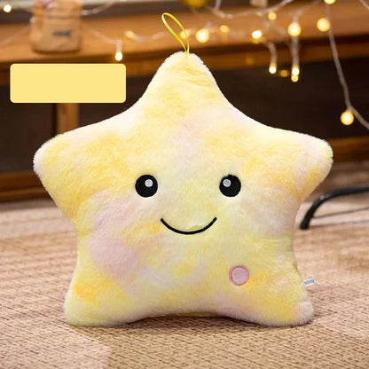 Skorter | LED Star Plush Light - Soft Glow Star Pillow Doll, Plush Toy for Kids & Home Decor, Perfect Birthday Gift