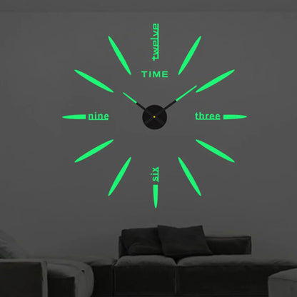 Skorter | New large unique style acrylic wall clock