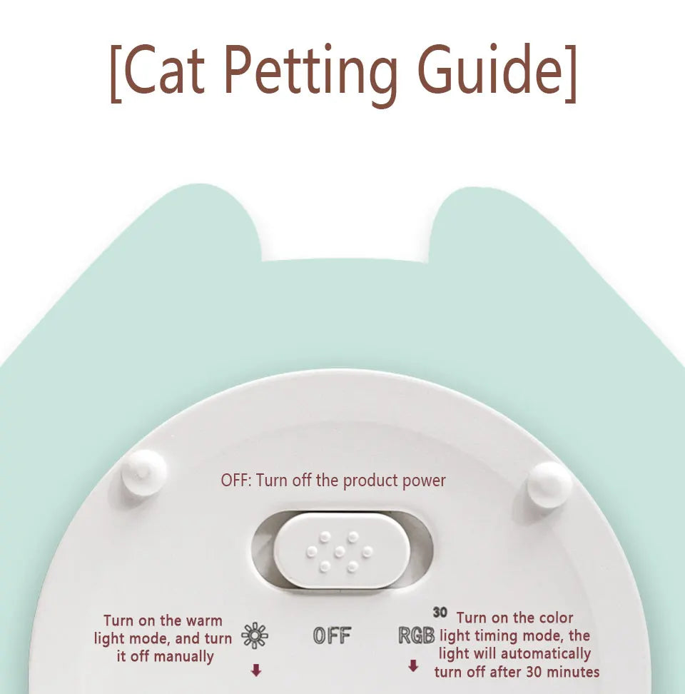 Skorter | Gluttonous Cat Night Light - Fun Silicone Clap Lamp