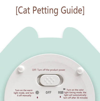 Skorter | Gluttonous Cat Night Light - Fun Silicone Clap Lamp
