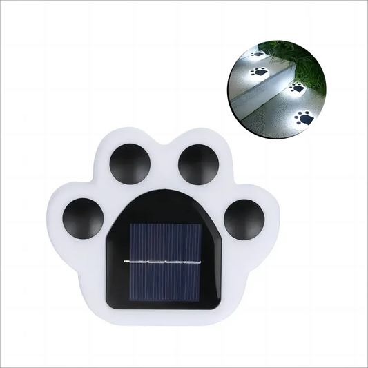 Skorter | Glowing Paw LED Solar Pathway Outdoor Lights