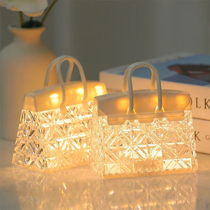 Skorter | CrystalBag | Creative Acrylic Night Light in Handbag Shape