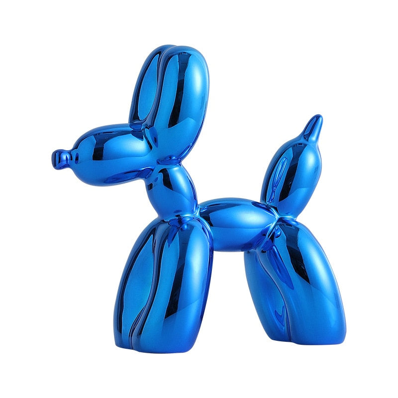 Skorter | Balloon Dog Sculpture, Balloon Art Statue, Mini Collectible Figurine, Home Decoration, Resin Figure, Desk Accessories, Room Decoration