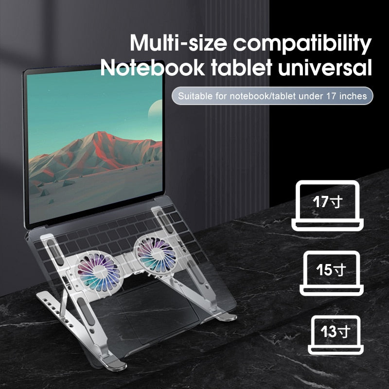 Skorter | Cooling Fan Laptop Stand