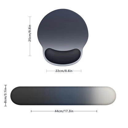 Skorter | Ergonomic Mouse Pad with Wrist Support & Anti-Slip Silicone Base