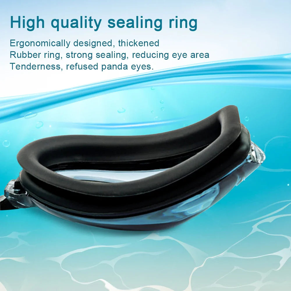 Skorter | Anti-fog UV Swimming Goggles with Silicone Diopters for Men & Women