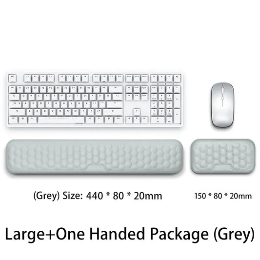 Skorter | Ergonomic Memory Foam Wrist Rest Mouse Pad - Office Typing & Notebook Support