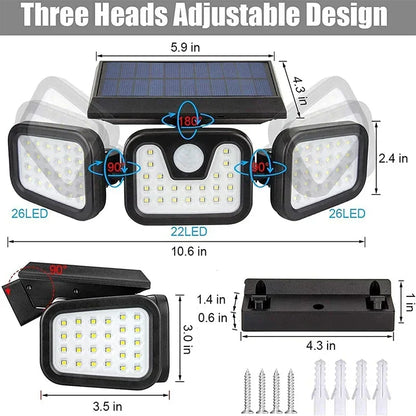 Skorter | Power Save Motion Activated Outdoor Solar Lamp