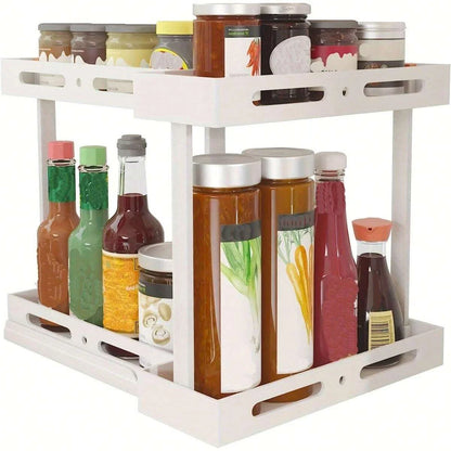 Skorter | 2 layers adjustable shelf organizer