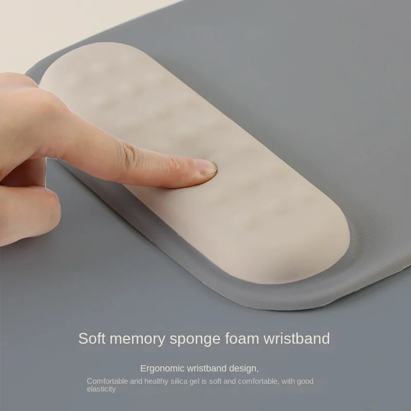 Skorter | Ergonomic Mouse Pad with Memory Foam Wrist Rest & Anti-Slip Base