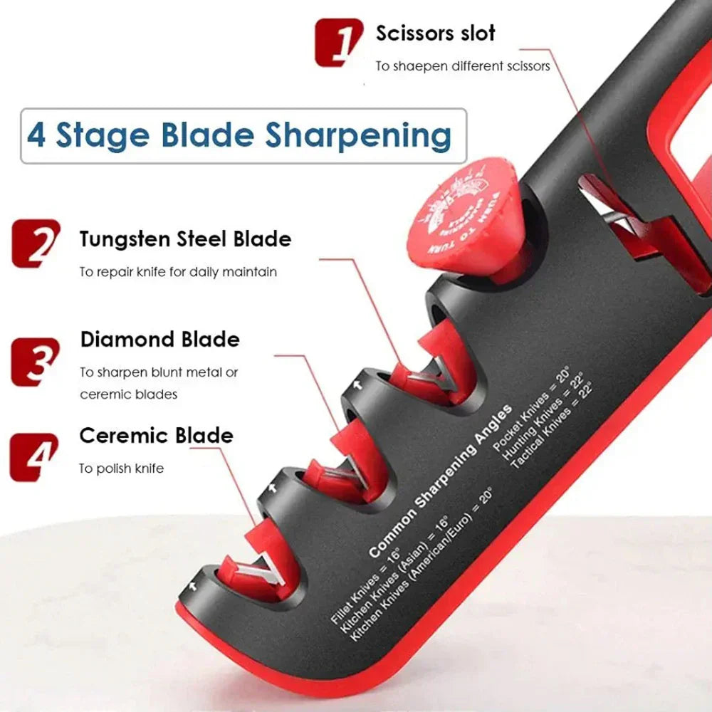Skorter | 4-in-1 Professional Knife Sharpener (1+1 Free) - EdgeSharp