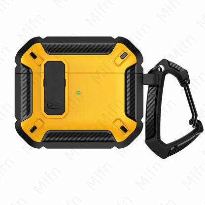 Skorter | Camouflage Gray Secure Lock AirPods Case