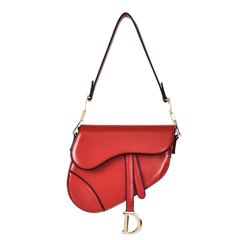 Skorter | Luxurious Women's Shoulder Bag - exclusive PU - leather Saddle Bag