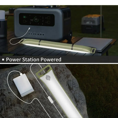 Skorter | Inflatable Solar LED Tube Light - LumiGlow Pro