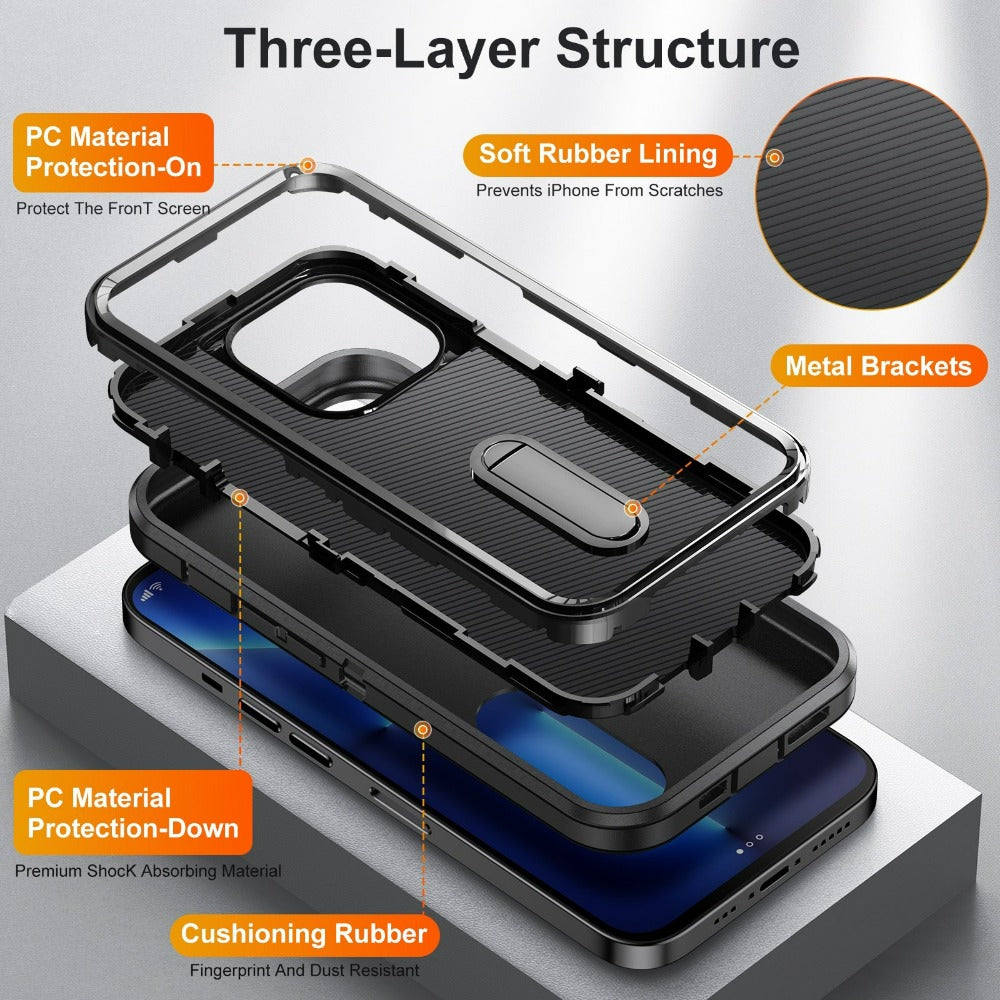 Skorter | Body Armor Shockproof Phone Case with Stand