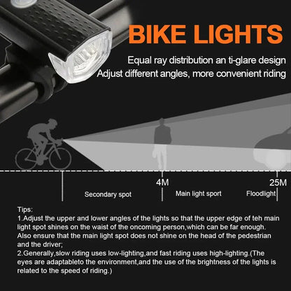 Skorter | BikeLite – Rechargeable USB bicycle light with rear light for safe rides