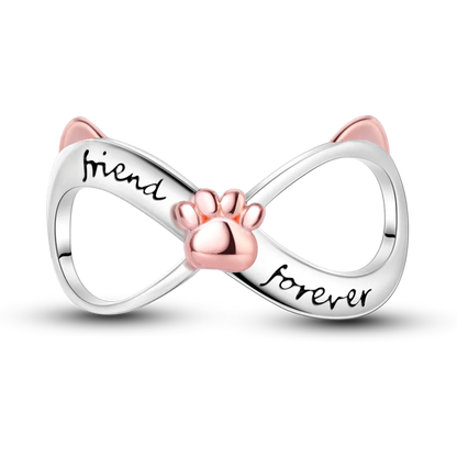 Skorter | 925 Silver Golden Leopard Charms Beads Colorful Chameleon Rhinoceros Lion Scarab Cat Pendant Compatible with Original Pandora Bracelet Jewelry