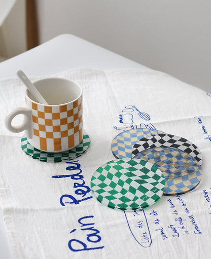 Skorter | Checkered Acrylic Coaster