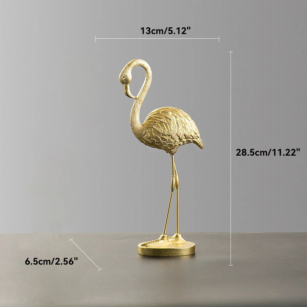 Skorter | Nordic Flamingo Figurine Figure Statue Sculpture Living Room Office Wedding Party Ornaments Home Decor Decoration Accessories