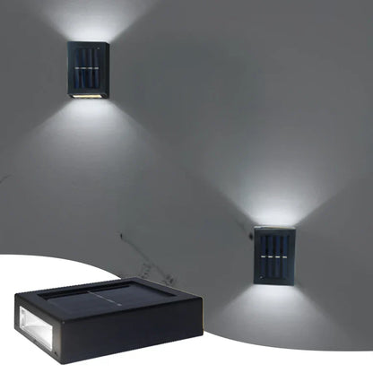 Skorter | Waterproof LED Solar Wall Lamp: Up and Down Lighting for Balcony, Garden, Street and Landscape