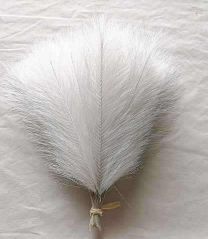 Skorter | 20 Pieces Bohemian Fluffy Artificial Pampas Grass Colorful