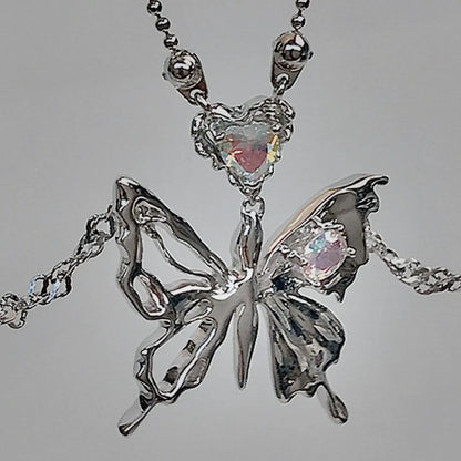 Skorter | Butterfly Pendant Necklace