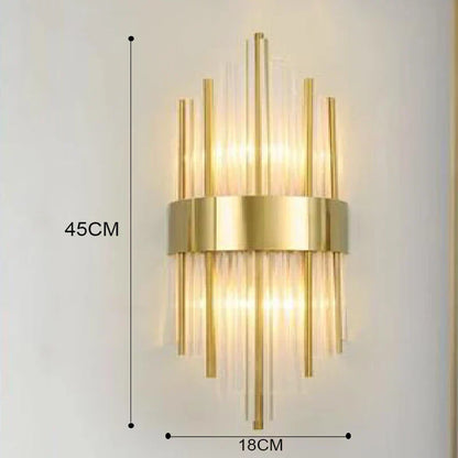 Skorter | Elegant LED Wall Lamp in Gold