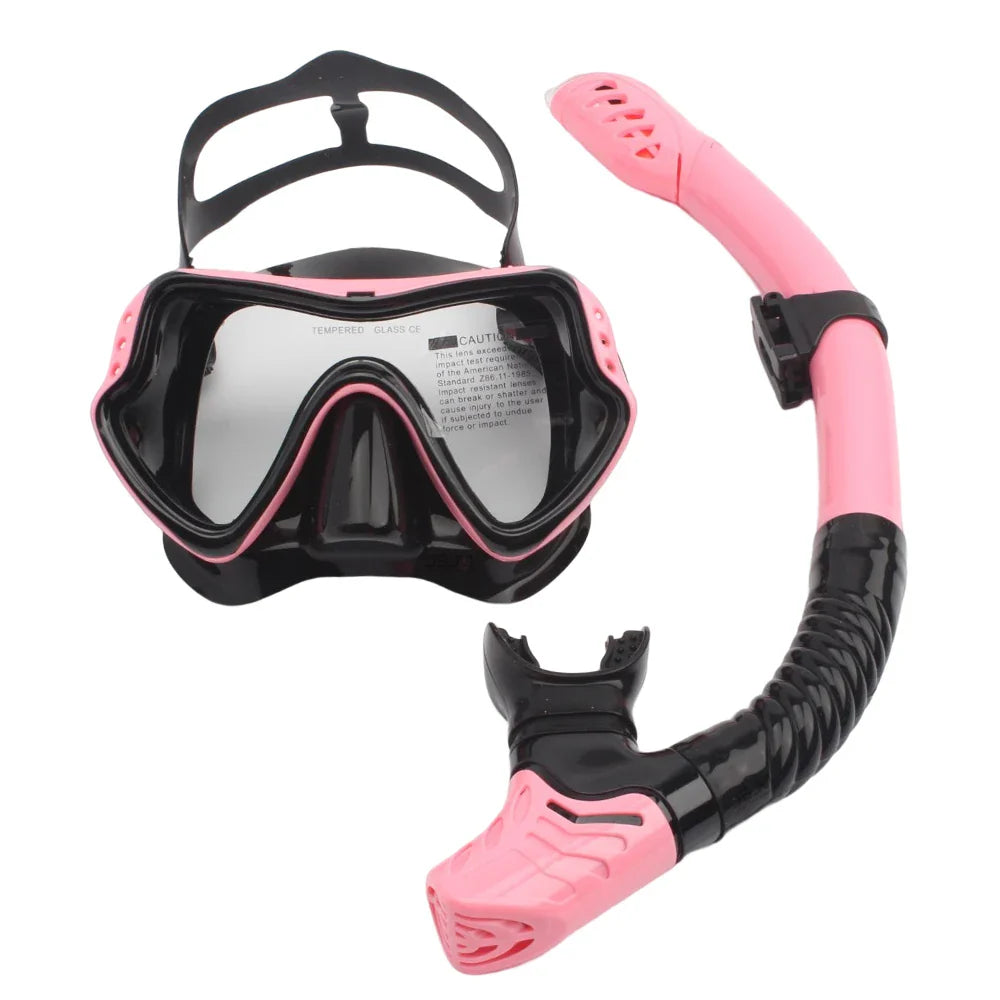 Skorter | Adult Unisex Snorkel Diving Mask Set with Goggles