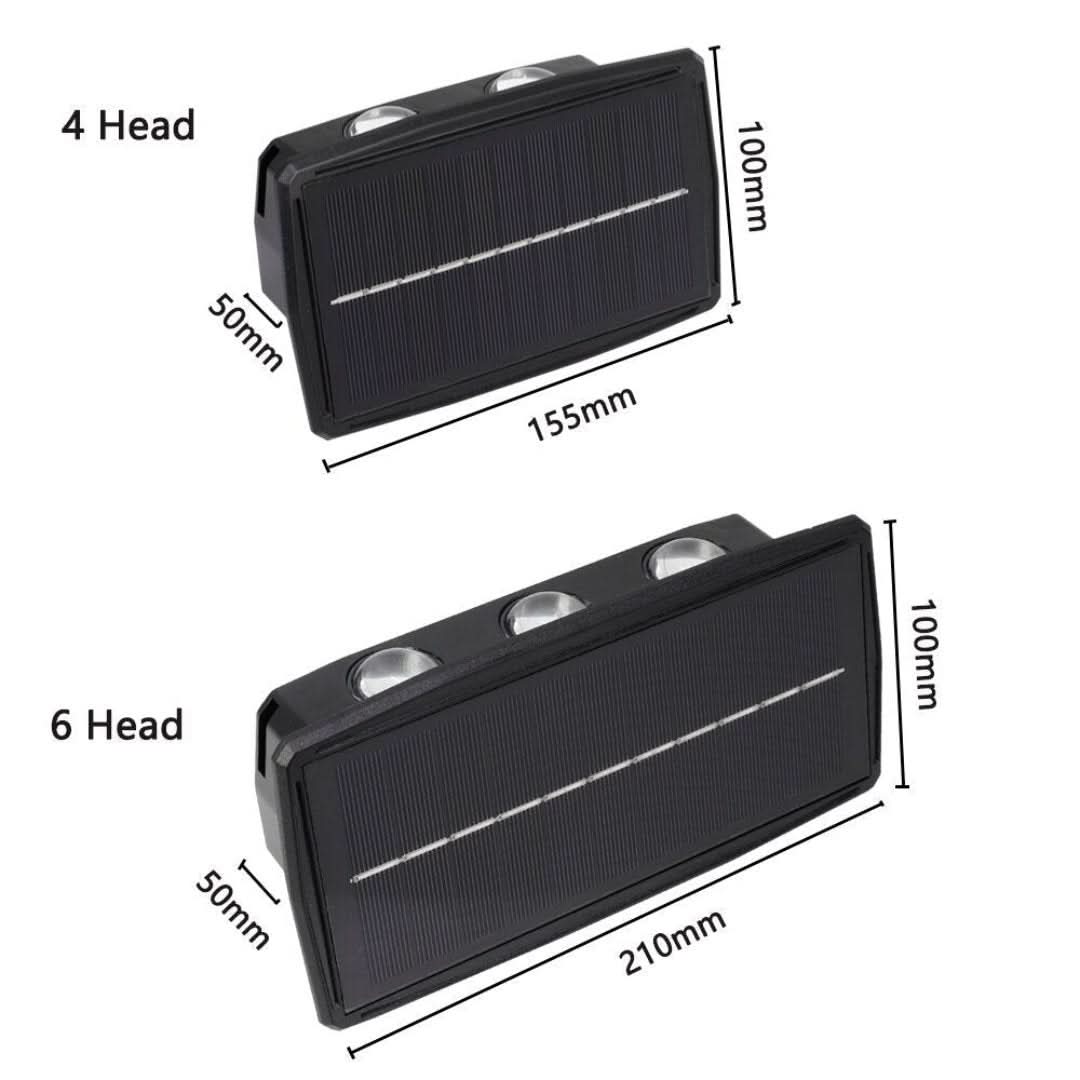Skorter | Solar Led Outdoor Wall Lamp - Waterproof