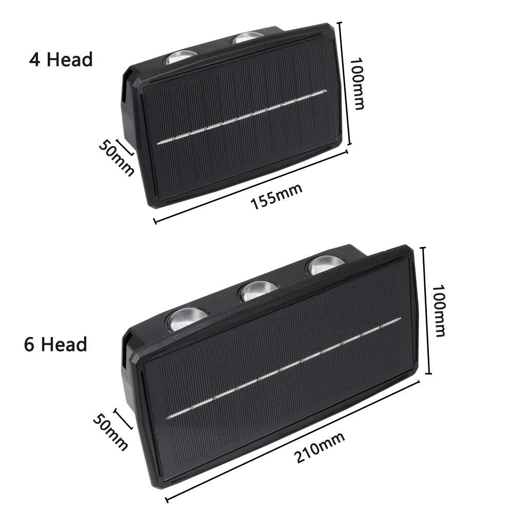 Skorter | Solar LED Up/Down Outdoor Wall Light Waterproof