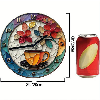 Skorter | Coffee Theme Aluminum Wall Clocks Decor