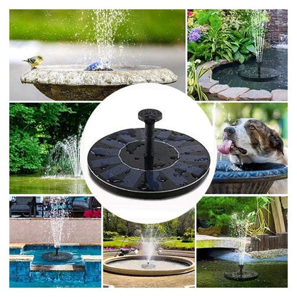 Skorter | SolarSpring Vital Solar Fountain | Floating Pond Pump | Garden Decoration | Solar Water Feature for Outdoors