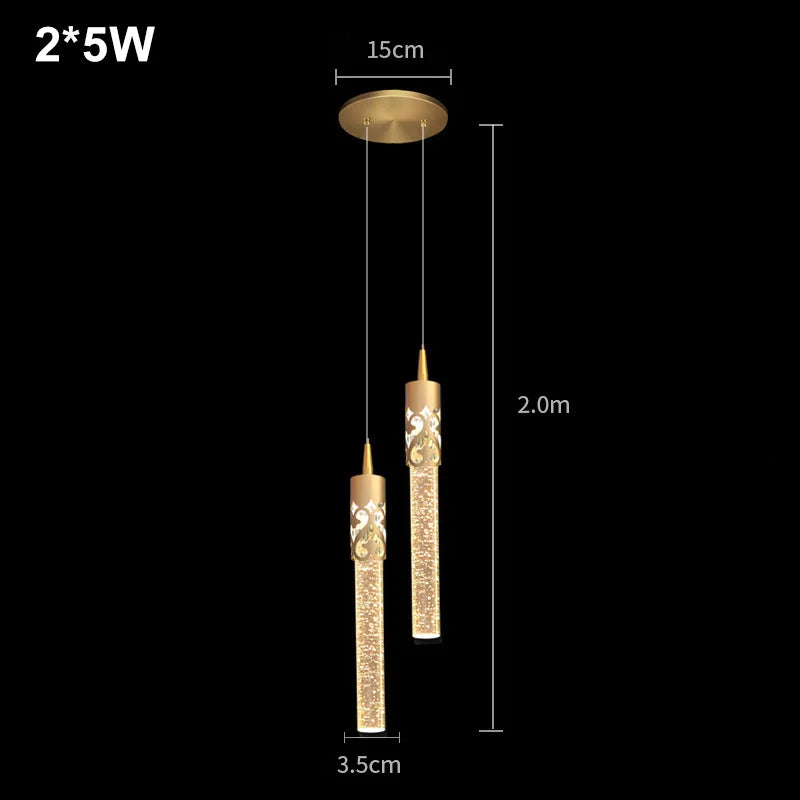 Skorter | Chandelier with crystal pendants