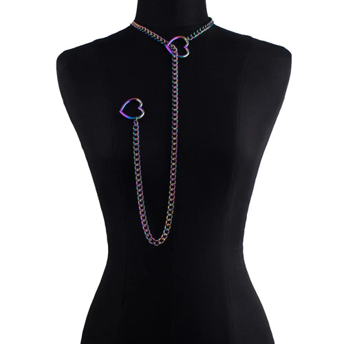 Skorter | Double Heart Adjustable Chocker
