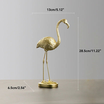 Skorter | Nordic Flamingo Figurine Figure Statue Sculpture Living Room Office Wedding Party Ornaments Home Decor Decoration Accessories