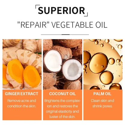Skorter | Turmeric Soap Facial Cleansing Anti Acne Remove Pimples Dark Spots