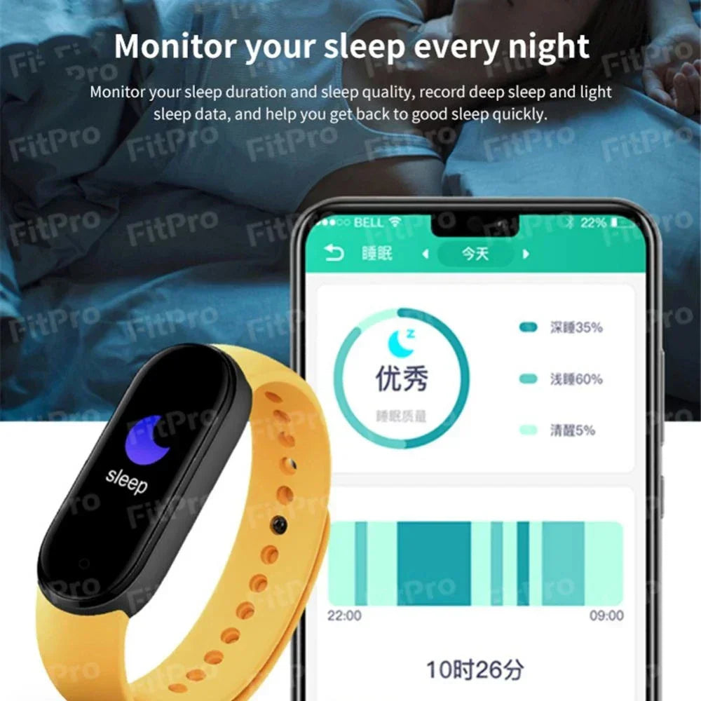 Skorter | M7 Smart Watch Men Women Smartband Heart Rate Smartwatch Fitness Tracker Blood Pressure Sport Smart Bracelet for xiaomi iPhone