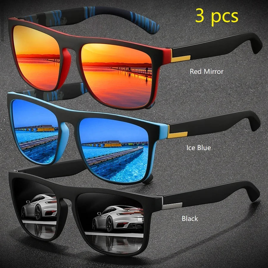 Skorter | Square Sports Sunglasses UV400 Unisex Fishing & Driving Eyewear