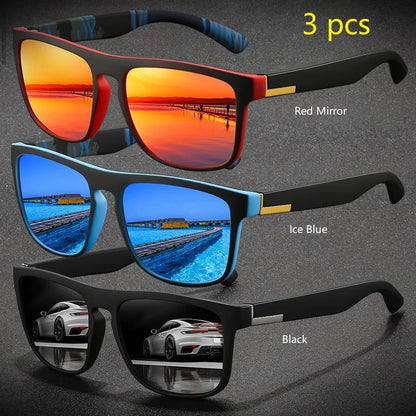 Skorter | Square Sports Sunglasses UV400 Unisex Fishing & Driving Eyewear