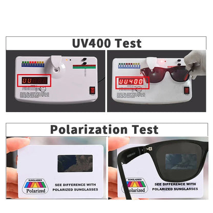 Skorter | Unisex Retro Square UV400 Polarized Sunglasses