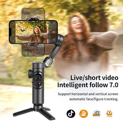 Skorter | 3-Axis Smartphone Gimbal Stabiliser with AI Tracking & Face Detection – Alvion