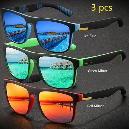 Skorter | Square Sports Sunglasses UV400 Unisex Fishing & Driving Eyewear