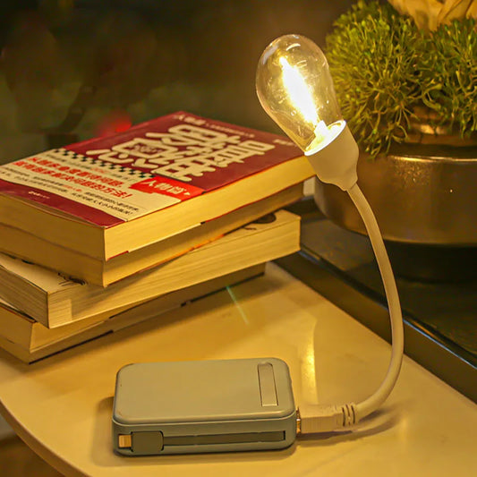 Skorter | FlexiGlow - USB LED Rotatable Night Light – Flexible Reading Light for the Road