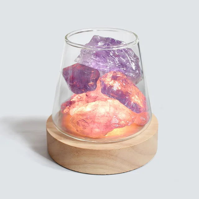 Skorter | Himalaya Salt Lamp - Crystal Night Light & Essential Oil Diffuser