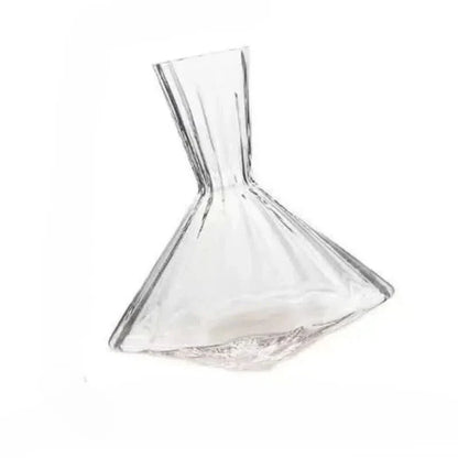 Skorter | Crystal Glass Rotating Wine Decanter 1L