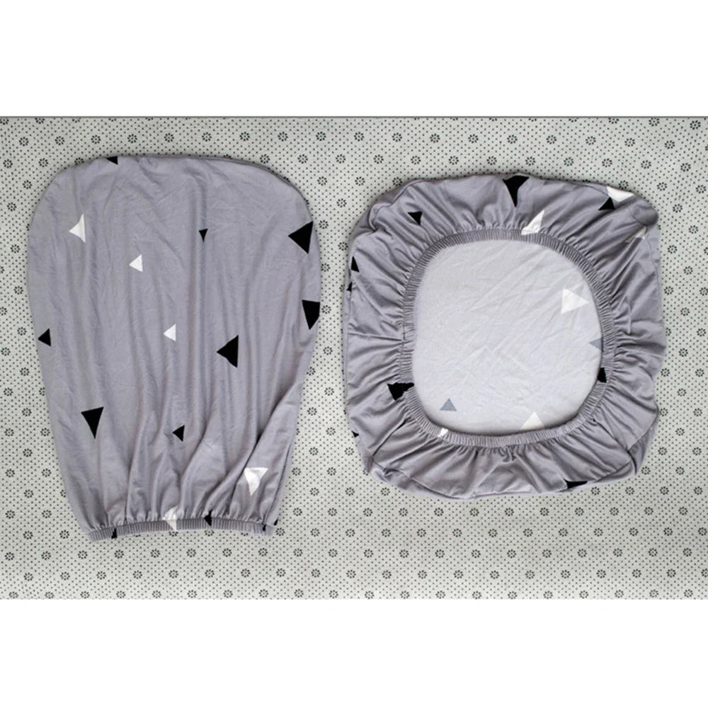 Skorter | 2-piece Split Office Rose Chair Covers