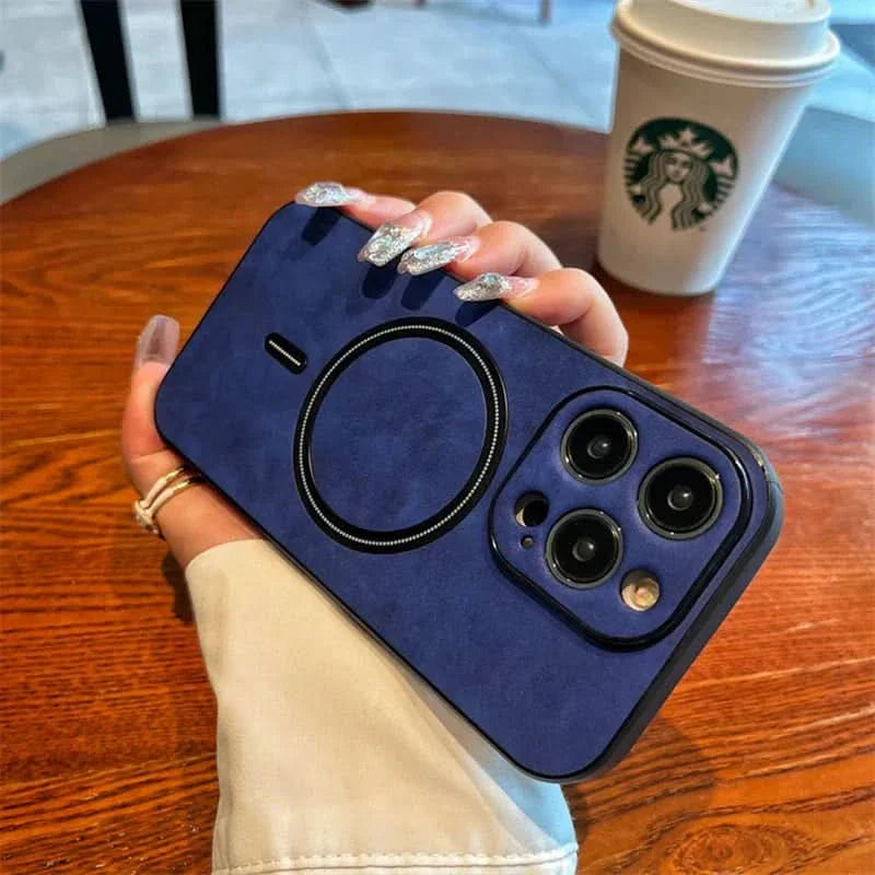 Skorter | Deer Leather iPhone Case MagSafe Wireless Charging