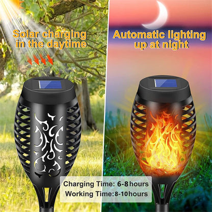 Skorter | Outdoor LED Solar Artificial Flame Lamp